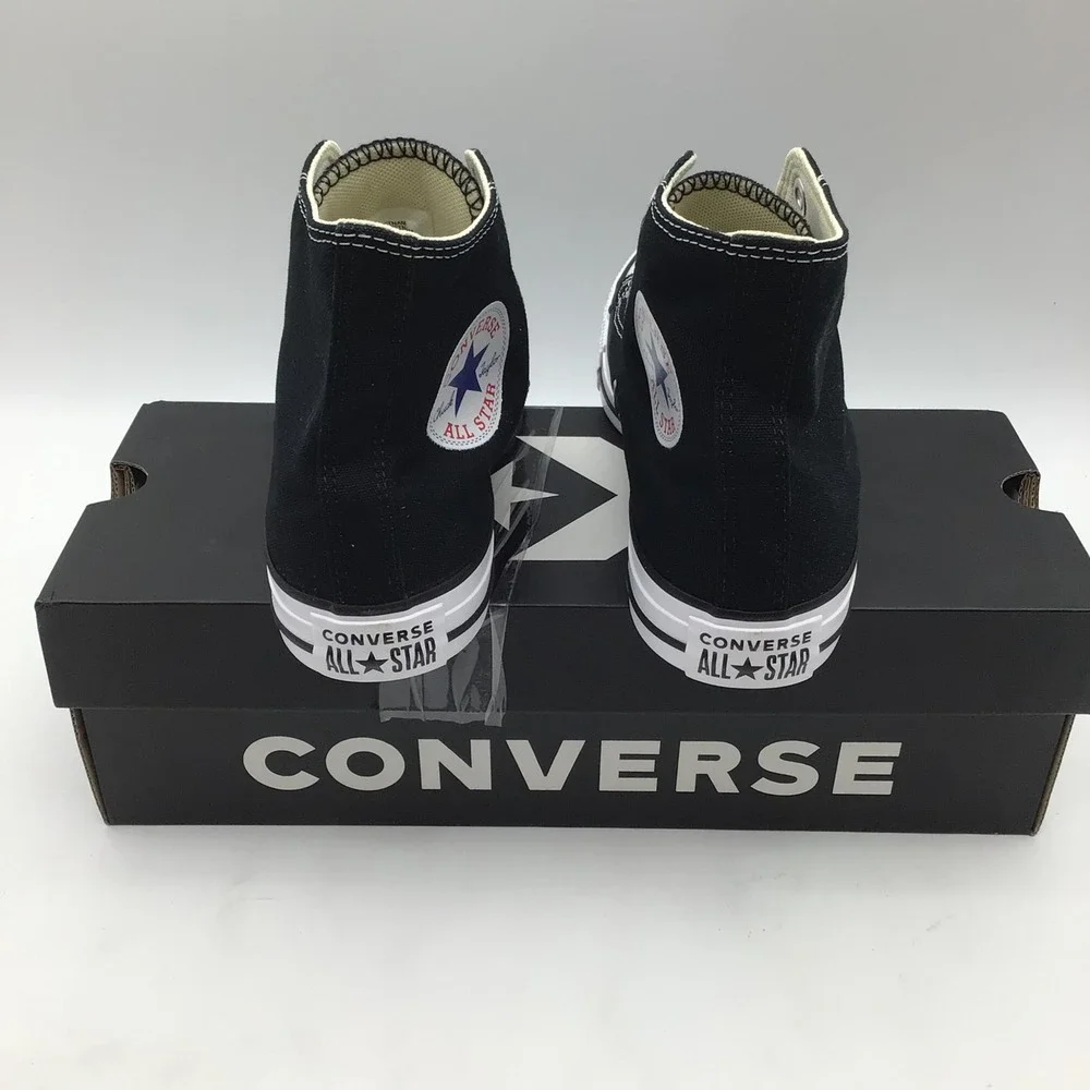 Converse Chuck Taylor All Star Hi Black White Mens Size 5 M9160 Sneakers NEW - Picture 4 of 6